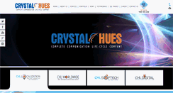 Desktop Screenshot of crystalhues.com